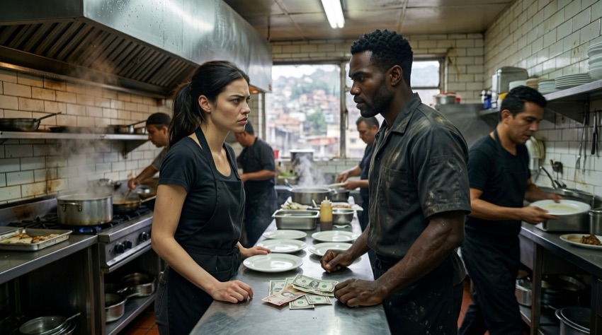 Tensión en el reparto de propinas en cocina